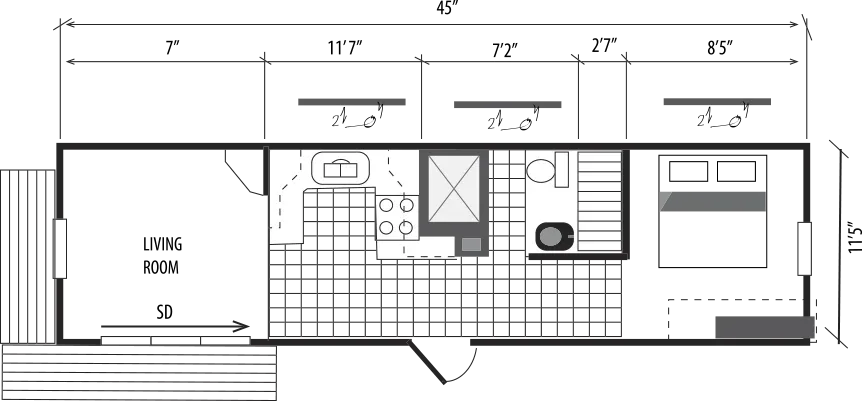 Apartment First floor plan - 南宫28直播APP